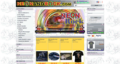 Desktop Screenshot of neonandrock.com