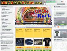 Tablet Screenshot of neonandrock.com